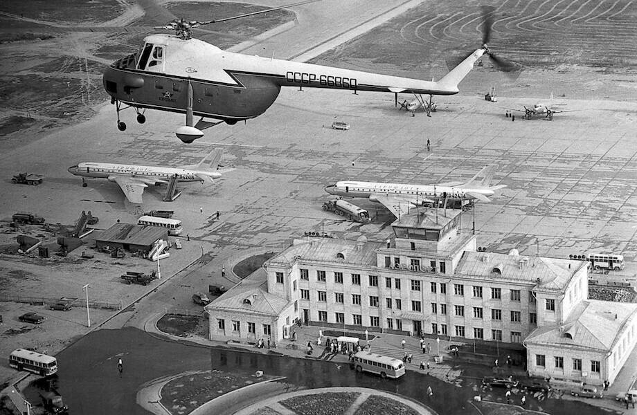 Как выглядел аэропорт Шереметьево в самом начале: 10 архивных кадров времен СССР