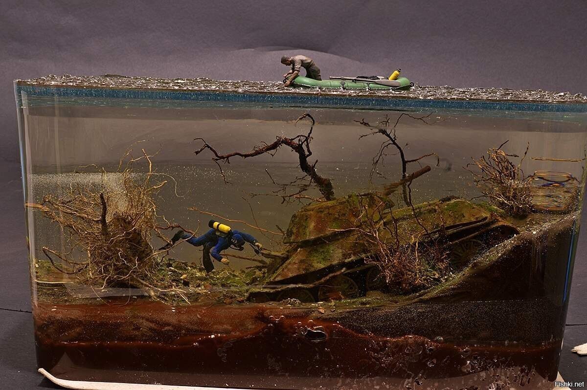 "Водяные" диорамы Геннадия Завражнева