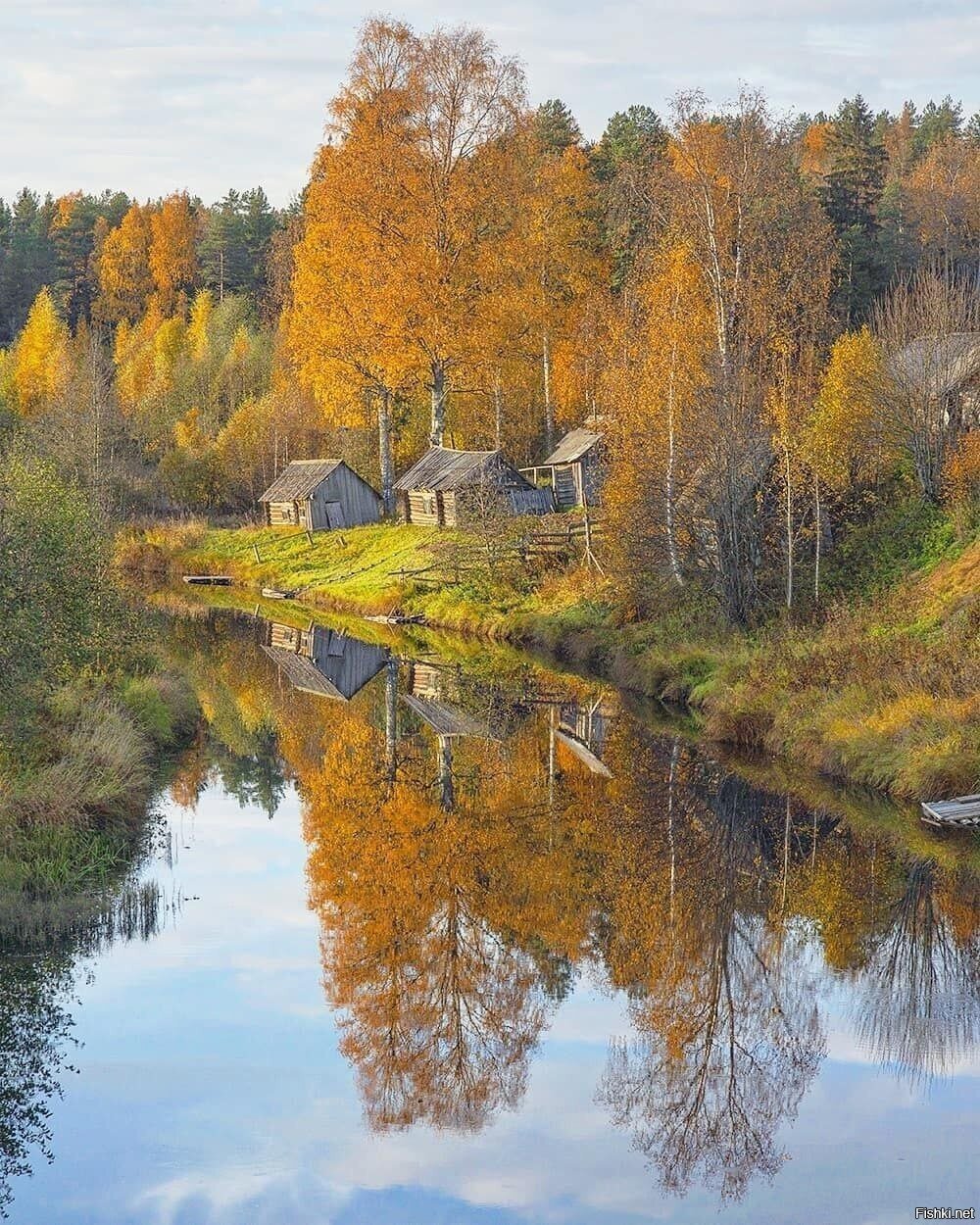 Осень на реке Оять
