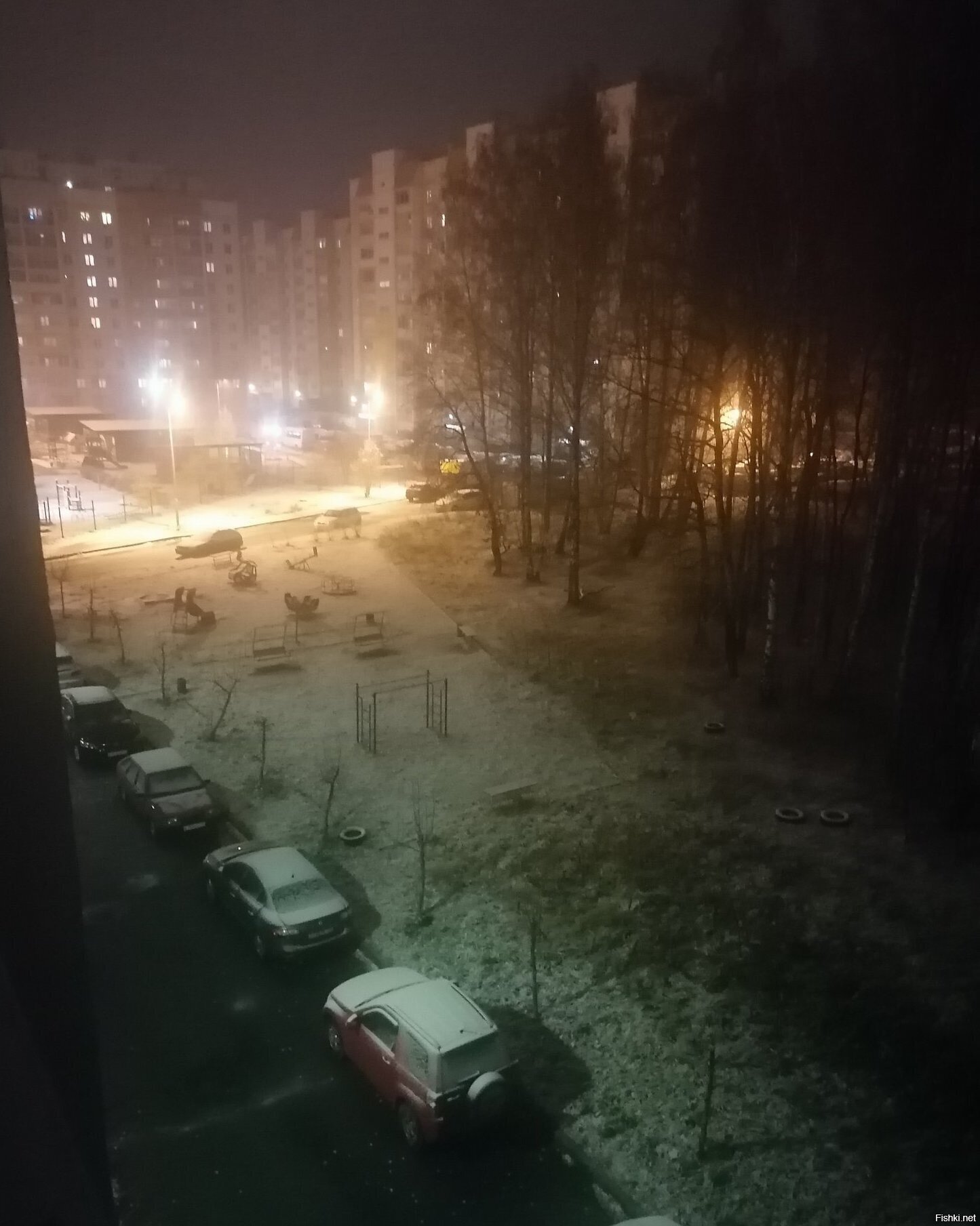 Челябинск первый снег