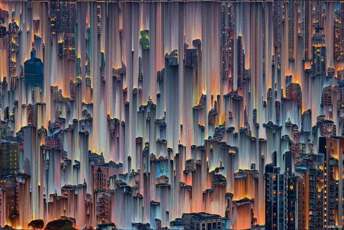 вечерний город )