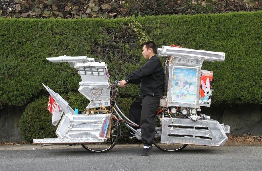 Как японцы украшают свои велосипеды