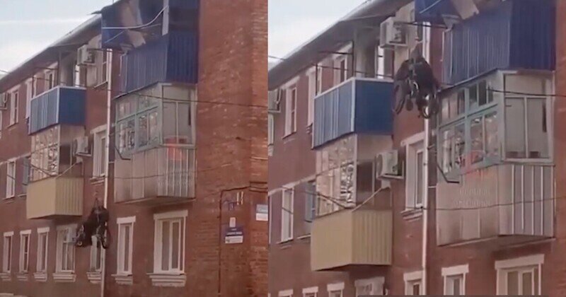 Пенсионер-инвалид из Тимашевска своими руками собрал механизм, чтобы взлетать на третий этаж