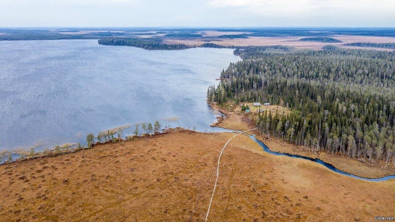 Пелозерский кордон Водлоозерского национального парка, граница Карелии и Арха...