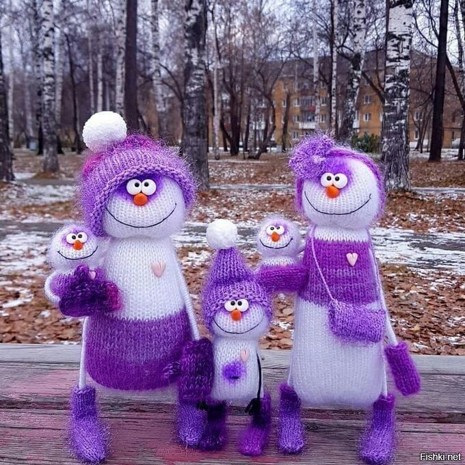 семейка снеговиков)