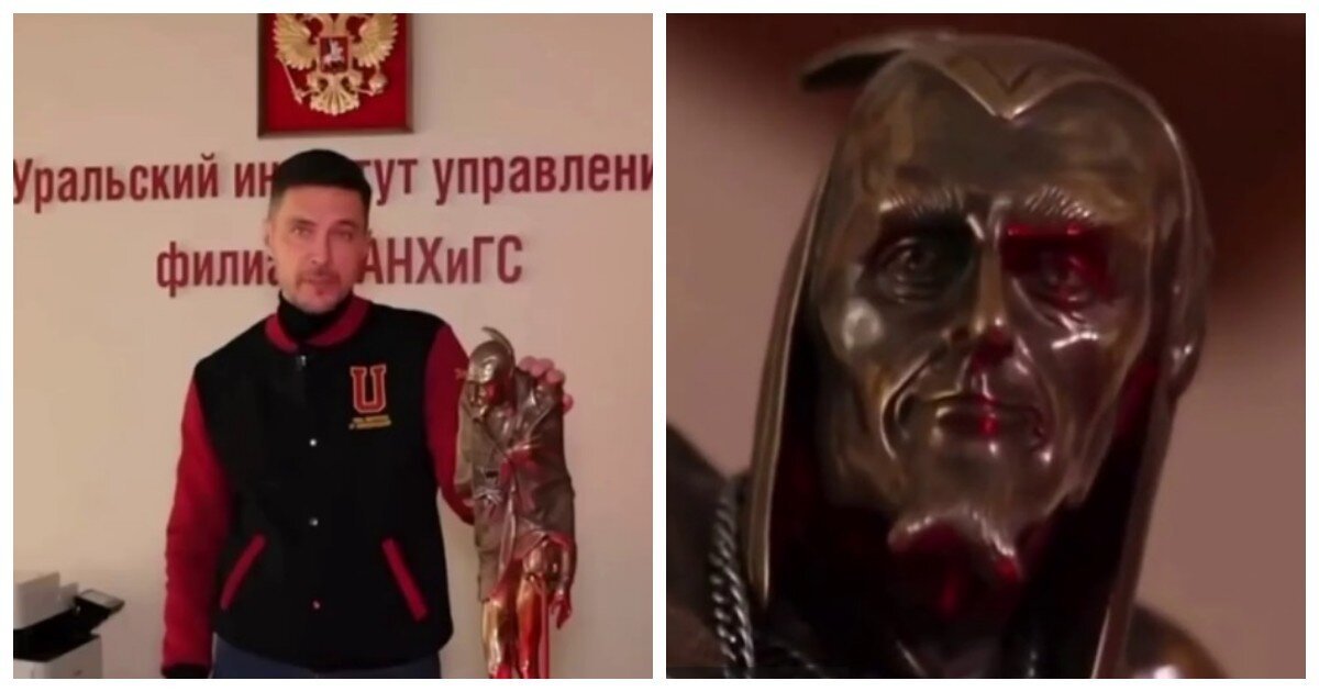 Ректор ВУЗа наглядно объяснил абитуриентам, на кого будут держать равнение его учащиеся