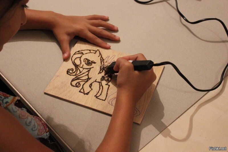 Вступайте в кружок выжигание по дереву