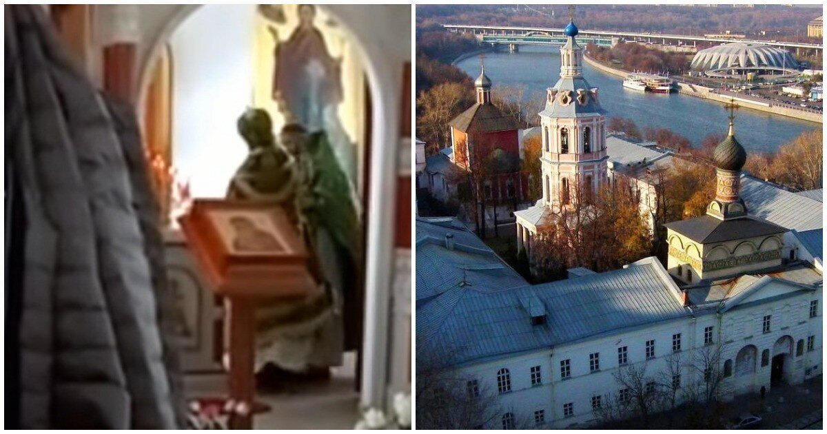 Епископ московского монастыря ударил по лбу священника во время литургии