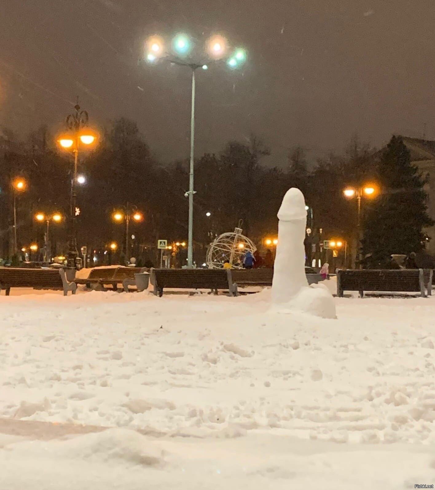 В Перми, в центре города слепили 