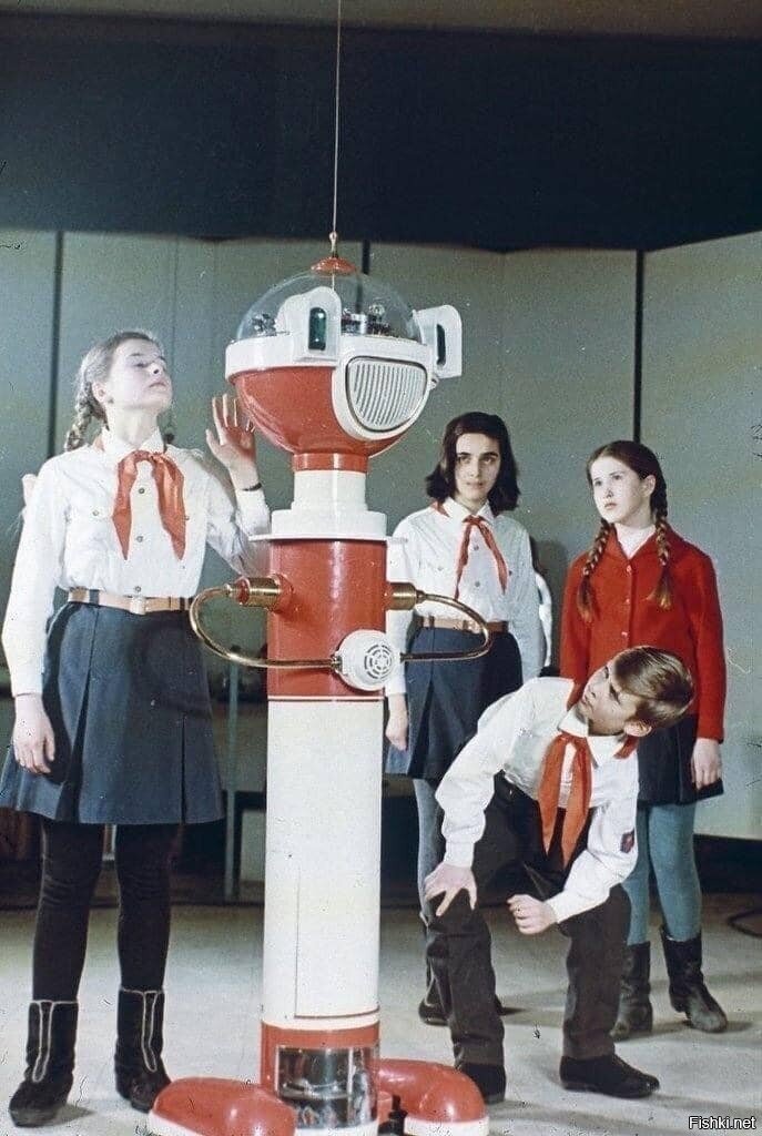 Робот-помощник в Политехническом музее, 1972