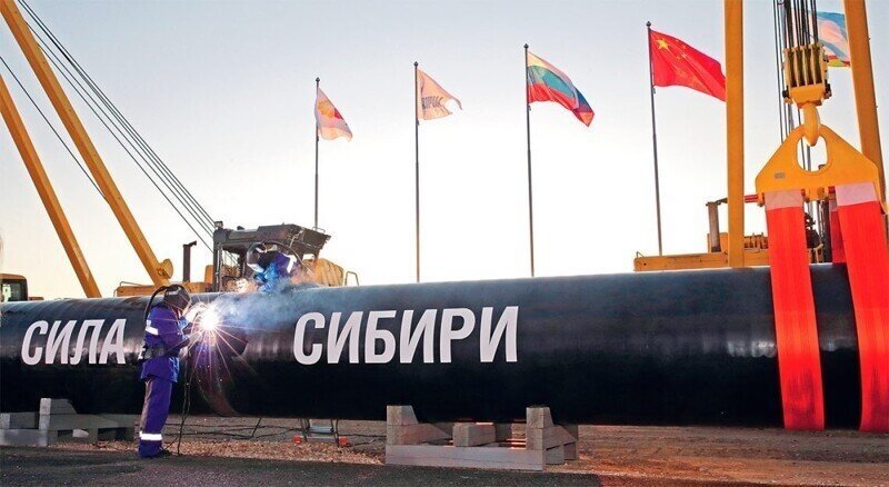 Россия наращивает экспорт газа по «Силе Сибири»
