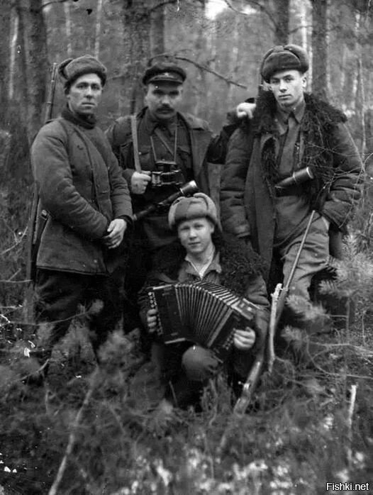 Партизаны отряда имени Суворова