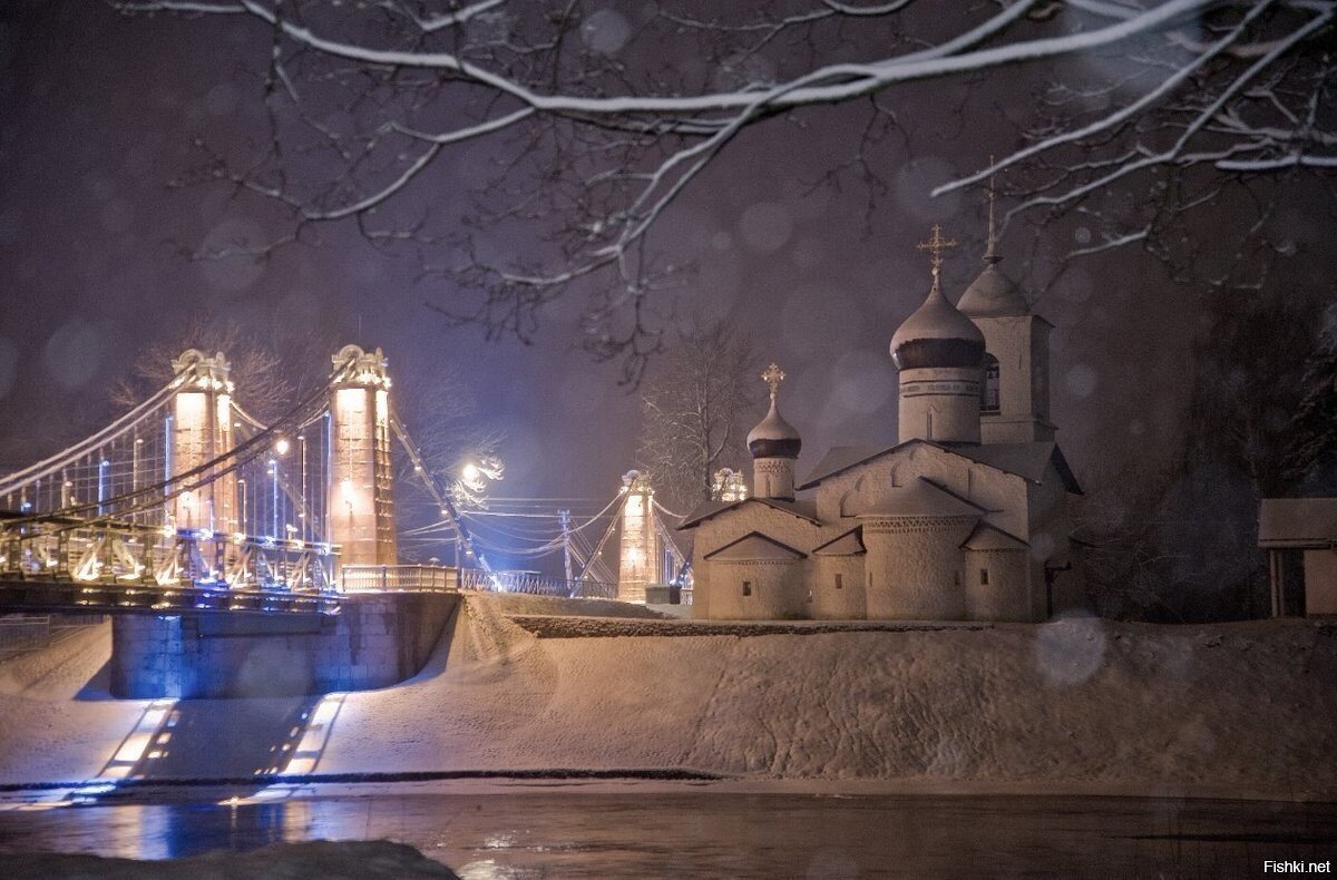 цепной мост, Псковская область