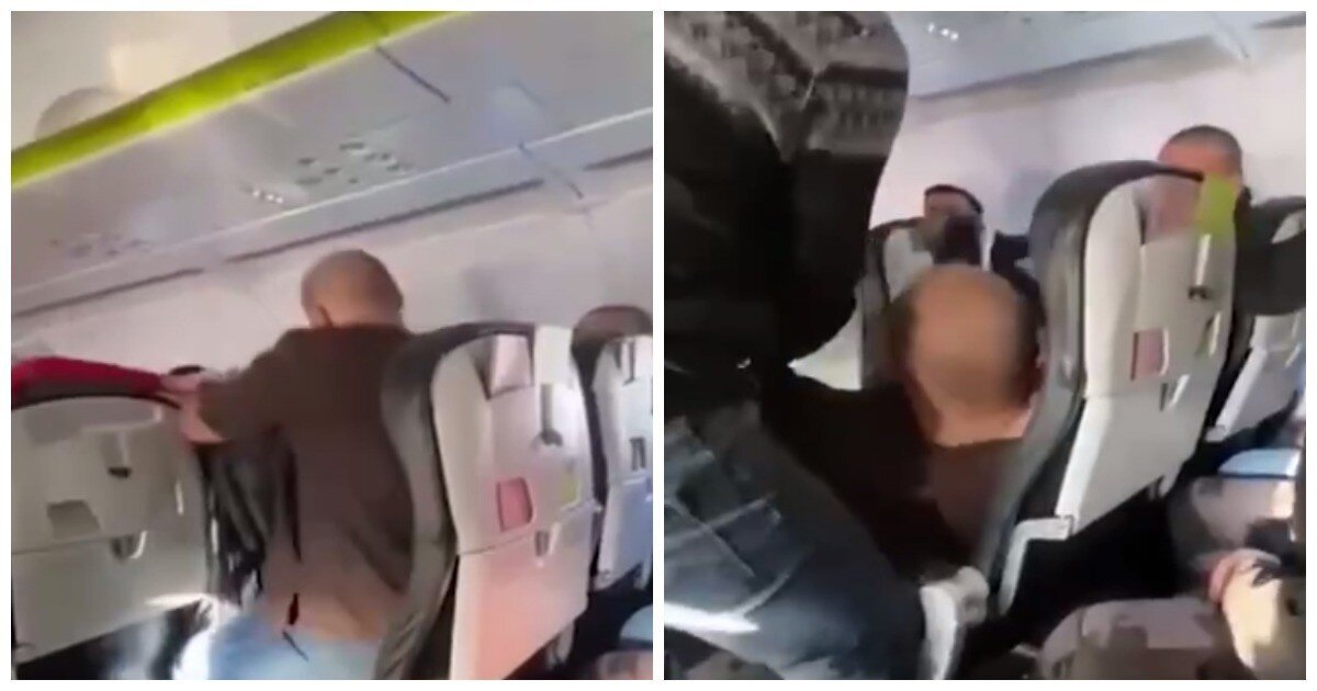 Пассажир самолёта употребил наркотики и устроил на борту дебош