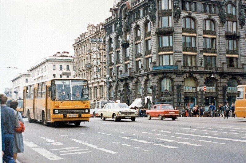 Прогулка по Ленинграду 1986 года