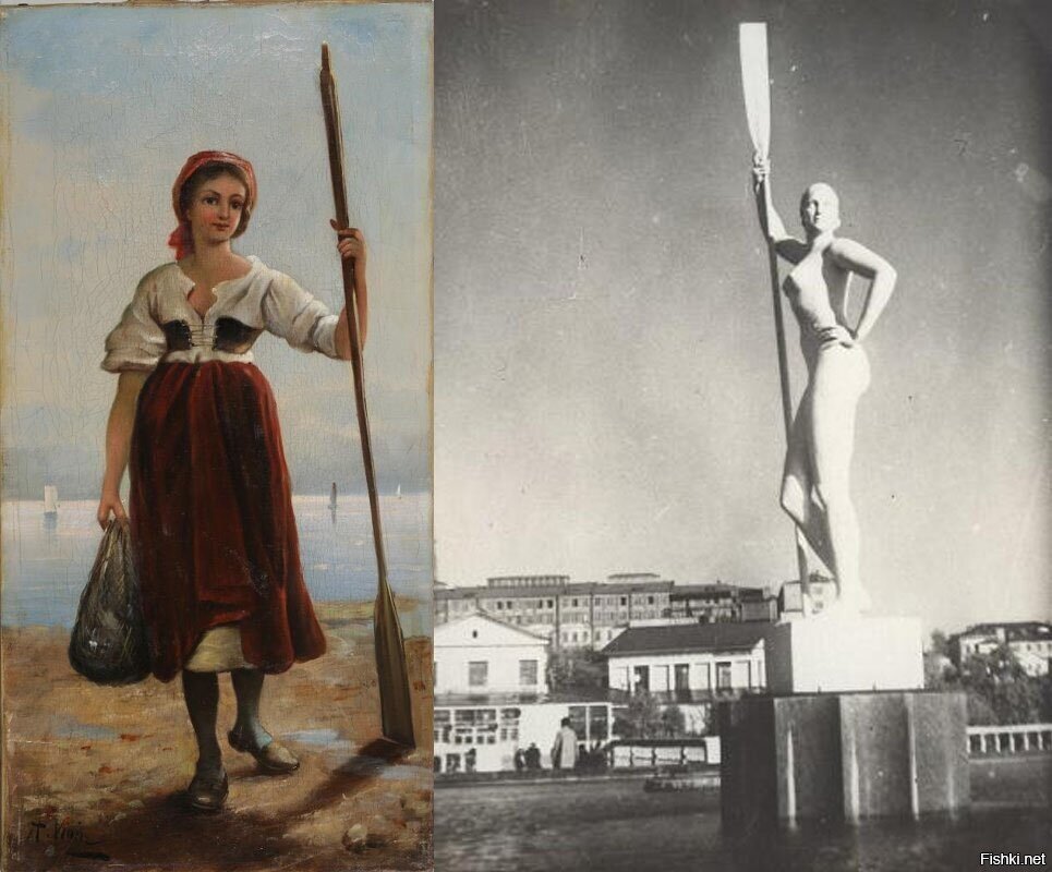 Девушки с веслом 