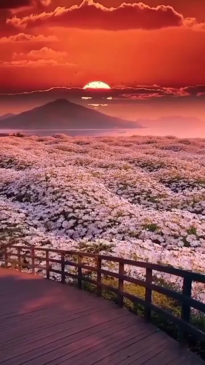 Красивый закат