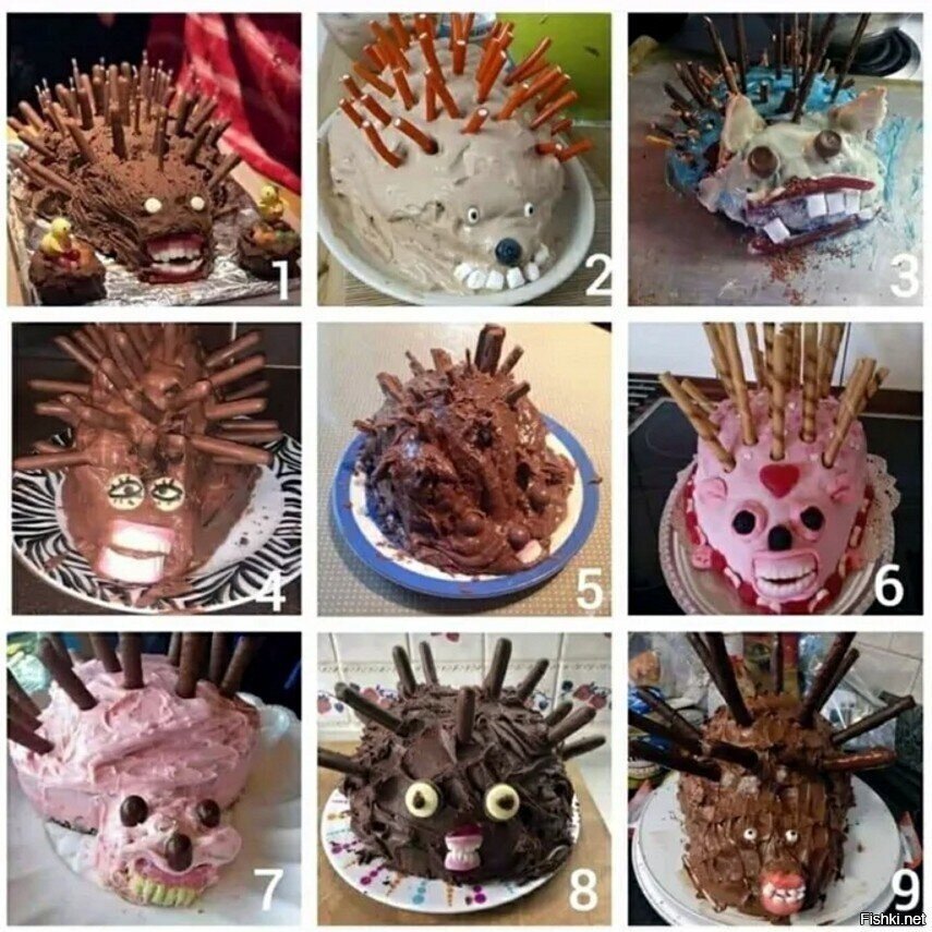 сегодня у нас конкурс по выпеканию торта "Ёж"