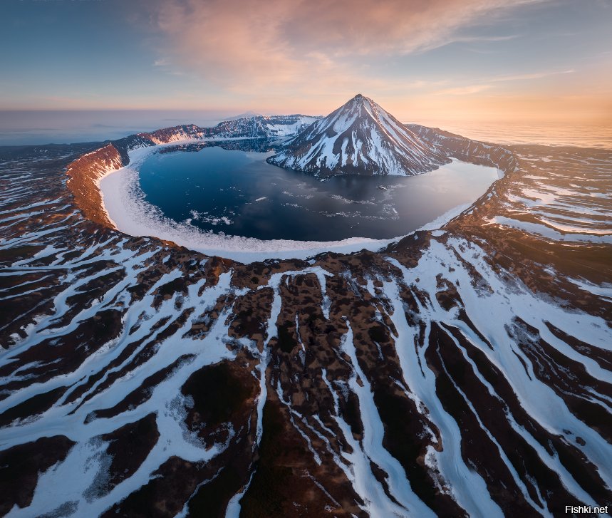 Курилы, вулкан Креницына