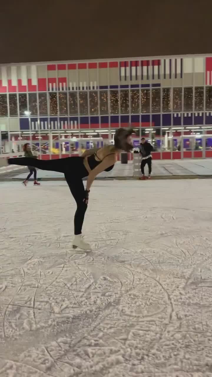 Красивое вечернее катание