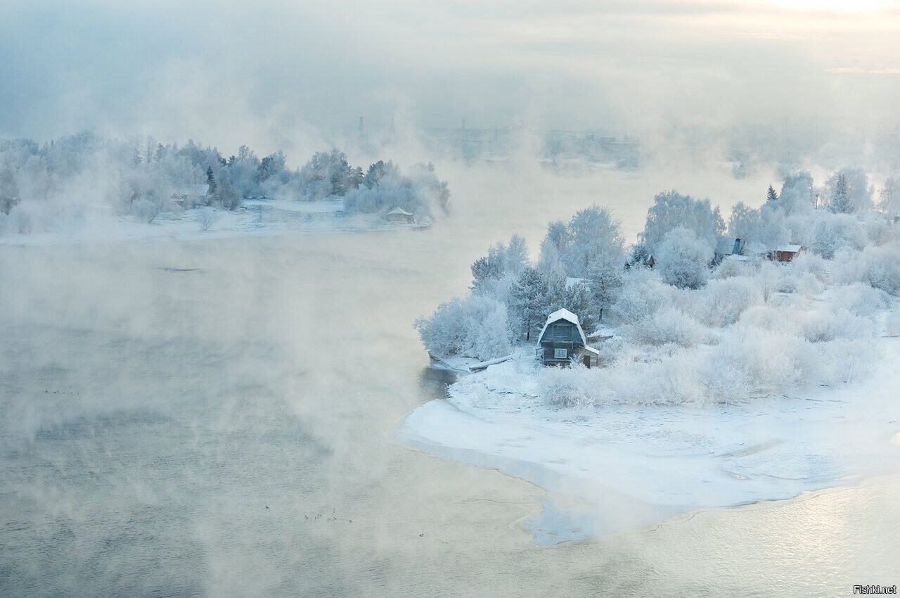 Зима на Ангаре