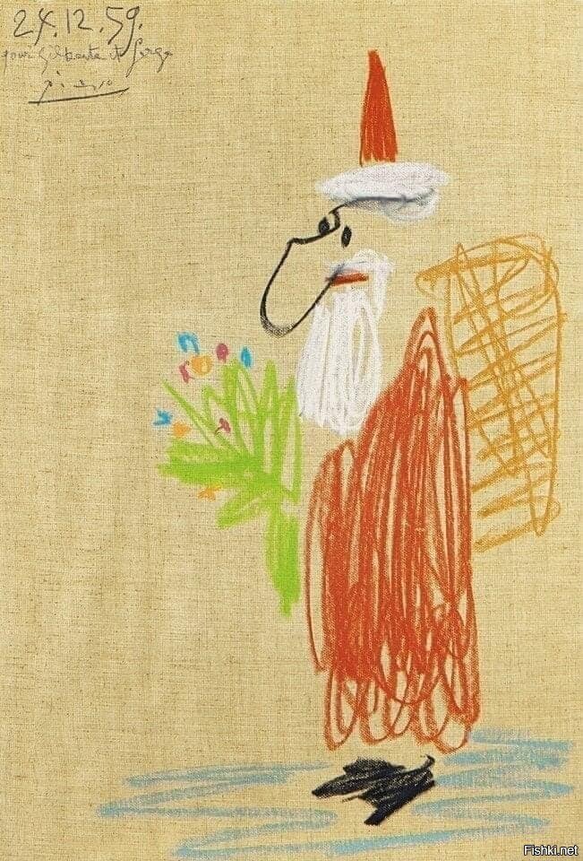 Пабло Пикассо, Санта-Клаус, 1959 год