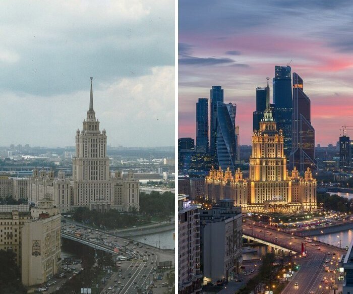 Тогда и сейчас: как выглядят города и ландшафты спустя несколько десятков лет