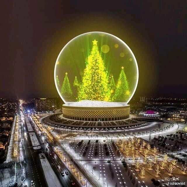 голограмма в парке Галицкого, Краснодар