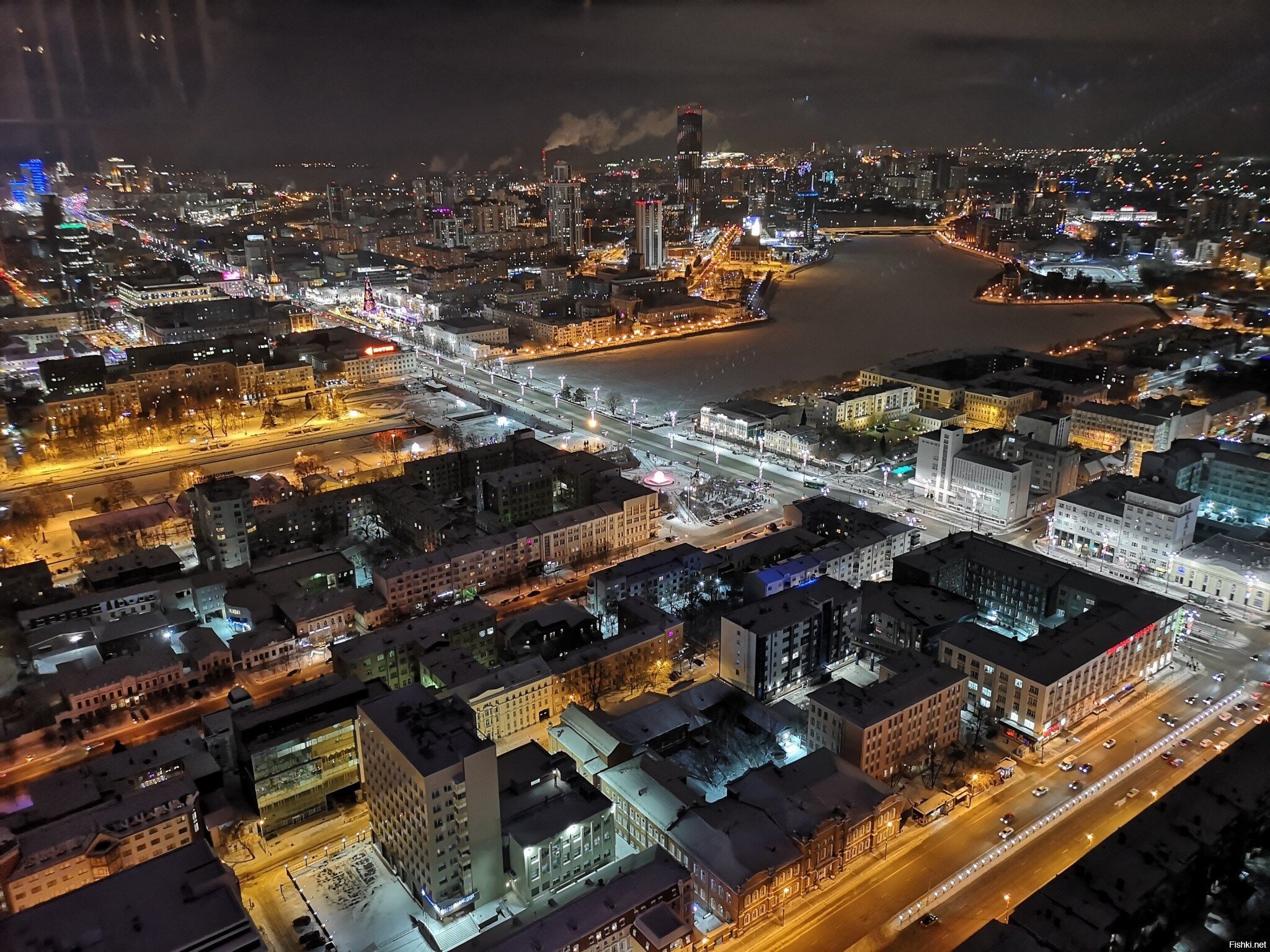 Ночной Екатеринбург