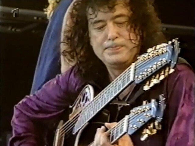 Jimmy Page &amp; Robert Plant Luneburg, Germany 1995