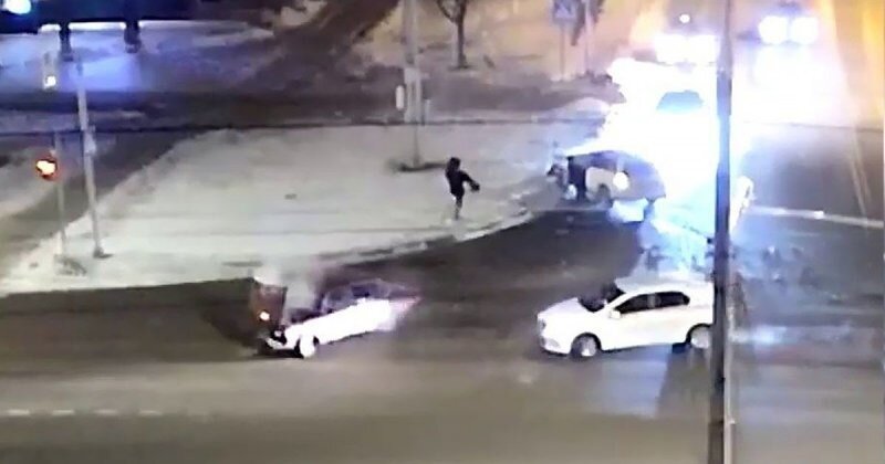 Белгородка выпала из «семёрки» в результате  столкновения с другим автомобилем