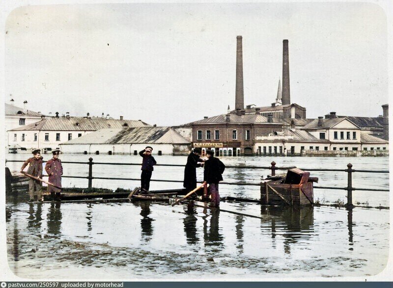 Москва под водой: снимки самого масштабного наводнения 1908 года