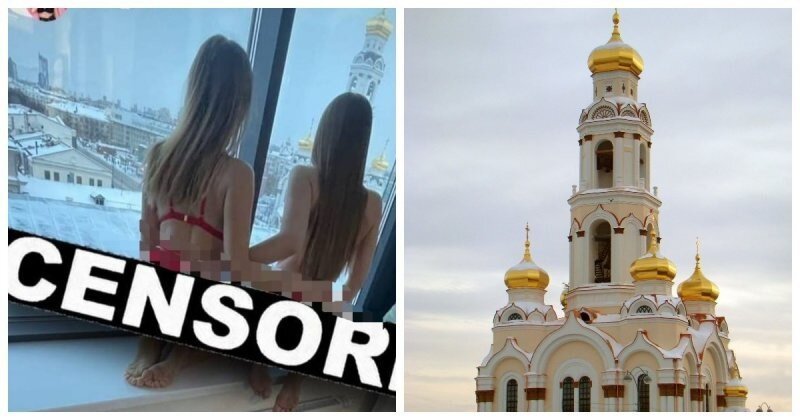 В Екатеринбурге полуголые модели на фоне храма чуть не закрыли сеть апартаментов
