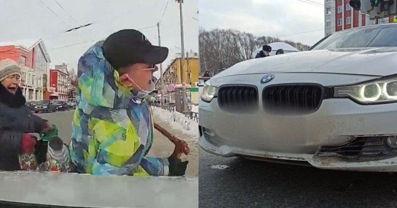 В Кирове водитель BMW сбил на переходе трёх пешеходов