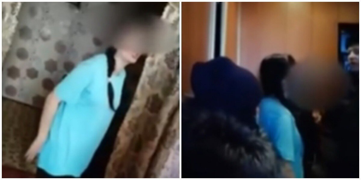 В Хакасии пьяная яжмать пришла за сыном в школу, а потом спряталась от полицейских под кроватью
