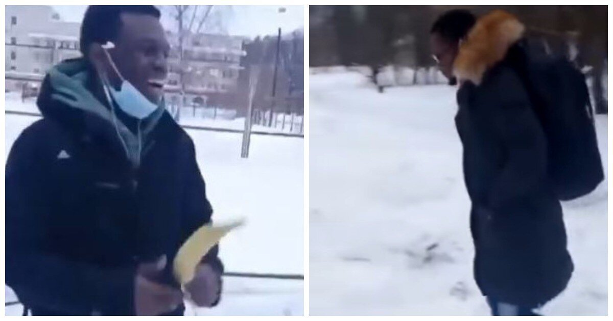 Московский вуз и СК изучают ролик, в котором чернокожим студентам дарят бананы