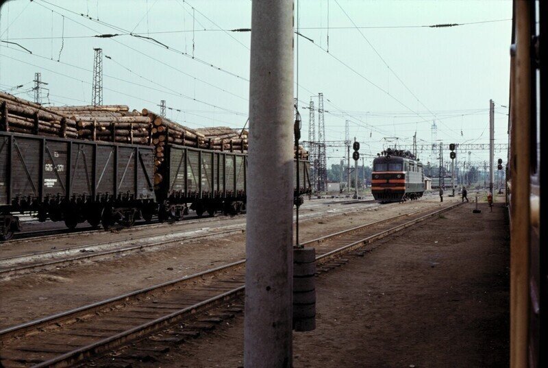 Пейзажи Урала из окна поезда. Фотографии сделанные в 1979 году