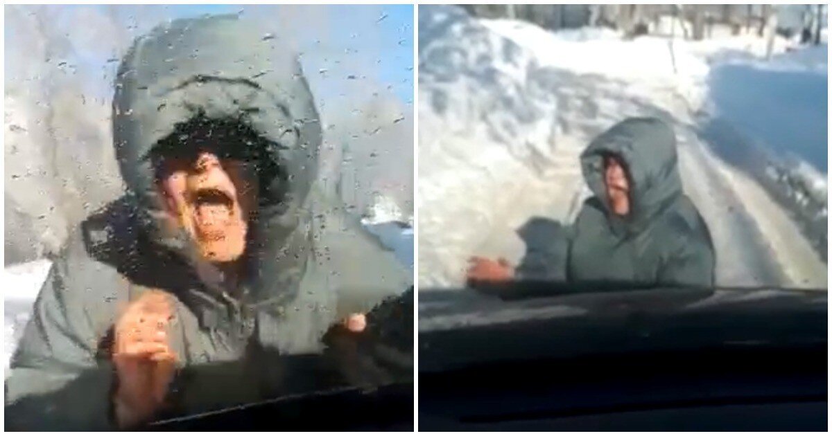 Автоподставщица из Чехова рассмешила водителя своей актёрской игрой