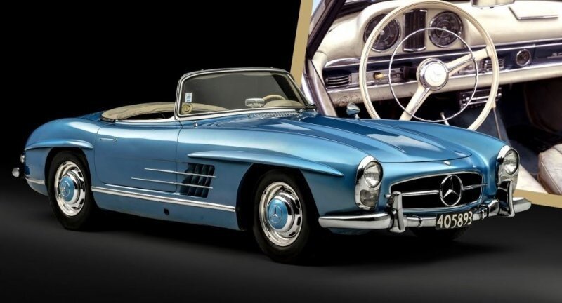 Mercedes-Benz 300SL 1958 года, принадлежавший легенде гонок Хуану Мануэлю Фанхио, выставят на продажу