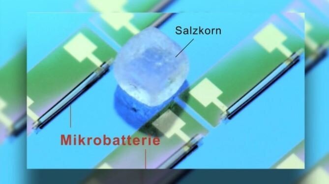 Создана самая маленькая в&nbsp;мире батарейка размером с&nbsp;крупицу соли