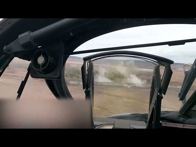 Экшен-видео от пилота российского вертолёта, участвующего в боевых действиях на Украине