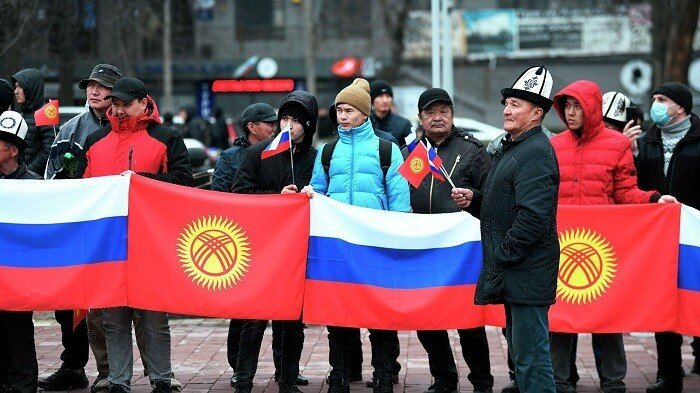 В Бишкеке прошли фейковые митинги против спецоперации ВС РФ на Украине