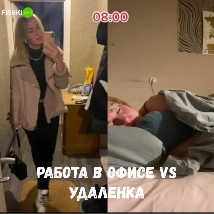 Работа в офисе и удаленка