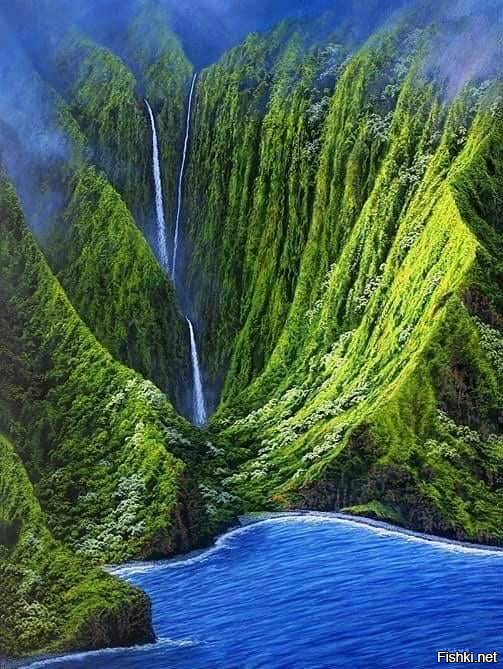 Водопад Хонокохау, Мауи, Гавайи