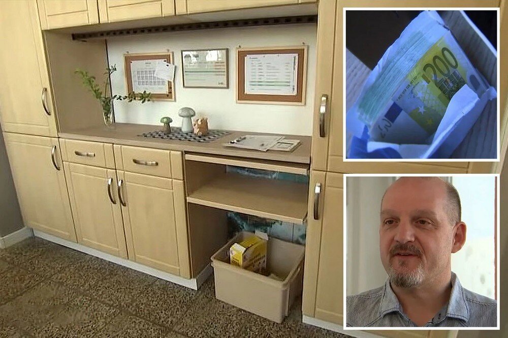 В Германии мужчина купил на eBay кухонные шкафы и нашел в них 150 тысяч евро