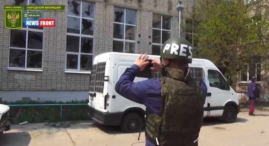 Представители западных СМИ посетили прифронтовой город Рубежное