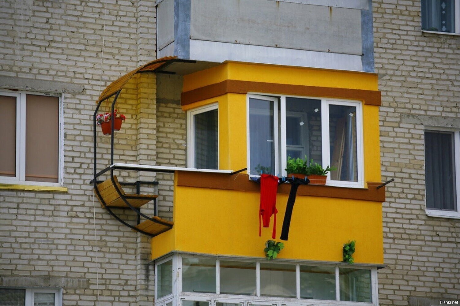Балкон с террасой
