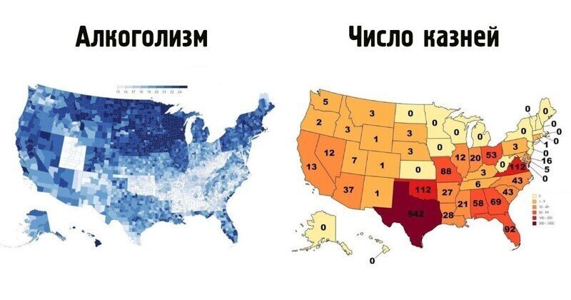 20 карт, которые помогут понять современное состояние США