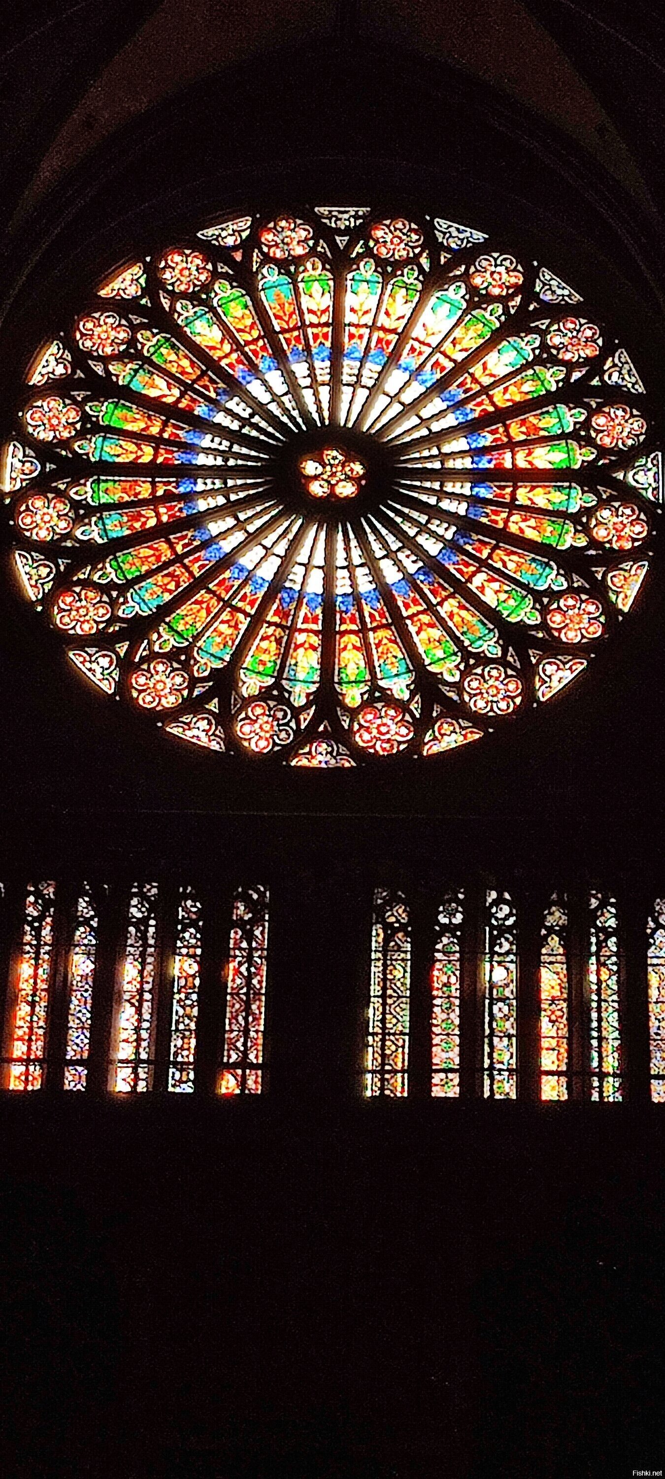 Витражи кафедрального собора Страсбурга