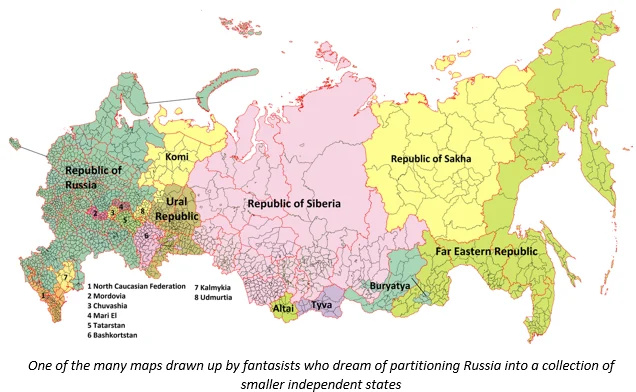 Брифинг о «моральной и стратегической» необходимости раздела России